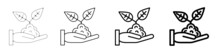 Pictogramme Icone Logo Et Symbole Plante écologie 
