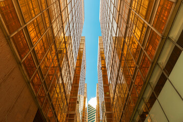 Poster - Exterior of modern building. Architecture abstract background