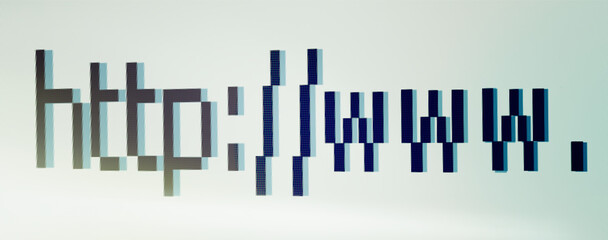 Poster - Surfing the world wide web. Closeup of a search bar on a computer screen - ALL design on this image is created from scratch by Yuri Arcurs team of professionals for this particular photo shoot.