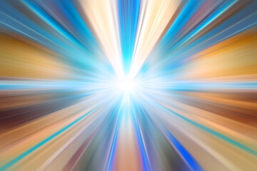 Wall Mural - blur fast moving speed motion zoom in effect abstract for background