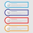 © Nur - Vector infographic design template with 4 options or steps