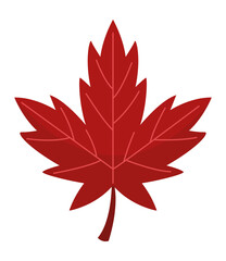 red canadian leaf