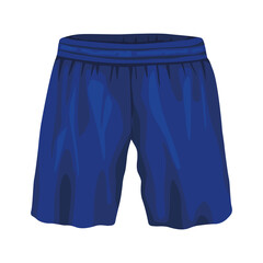 Wall Mural - blue short sport wear