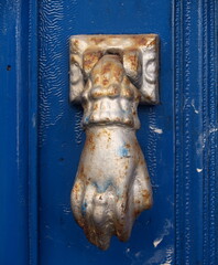 Typical traditional door knocker