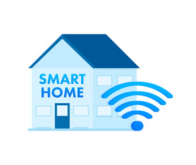 Poster - Smart home concept. Smart systems and technology. Vector stock illustration.