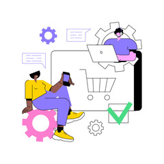 Poster - Acknowledgment received abstract concept vector illustration. Acknowledgment receipt letter, payment received, confirmation message, order status, correct delivery notification abstract metaphor.