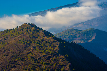 Wall Mural - The Sierra Nevada is a mountain range in the Spanish region of Andalusia.