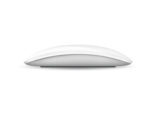Apple Magic Mouse. Apple Magic mouse side ​view. Apple computer wireless mouse realistic illustration. Rivne, Ukraine - May 11, 2022