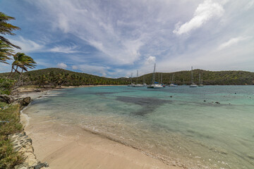 Wall Mural - Saint Vincent and the Grenadines, Mayreau, Salt Whistle Bay