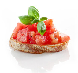 Poster - bruschetta with tomato