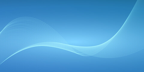 Wall Mural - vector wave lines flowing dynamic isolated on white background. abstract background.