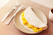 Tapioca with Eggs | A Typical northeastern Brazilian pancake food