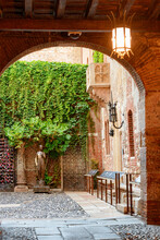 Courtyard Of Casa Di Giulietta (House Of Juliet), Verona, Italy