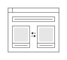 Leinwandbilder - Digital blockchain smart contract process network board layout template design. Cryptocurrency business  
technology connected linked data. 