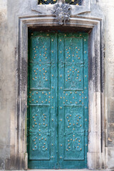 Poster - The doors of the city of old Lviv in Ukraine .