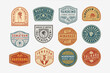 © tacikworks - set of coffee badge vintage retro logo labels