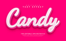 Candy Editable Text Effect