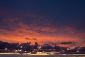 Poster - background photo of a colored sky