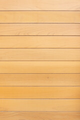 Canvas Print - Wood plank background texture. Tropical Wood on Building facade