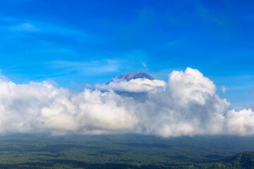 Canvas Print - Volcano Agung on Bali