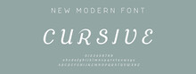 Modern, Luxury And Tech Alphabets Letter Set Design. Amazing Typeface Vector Logo Design.