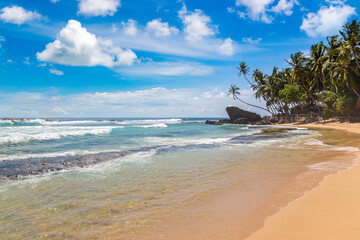 Sticker - Dalawella Beach in  Sri Lanka