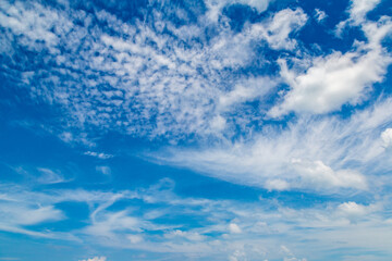 Canvas Print - Sky background with clouds