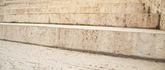 Poster - Empty outdoor stairs in the city.