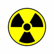 gamma ray radiation symbol vector illustration