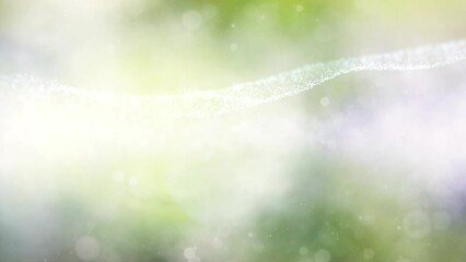 Canvas Print - abstract bright shiny looping nature bokeh animation.