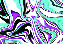 Liquid Background, Abstract 3d Render Futuristic Background Design Modern Illustration