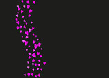 Fototapeta Motyle - San Valentin Sale Glitter. Beautiful Border For Engagement. Special Frame. Rose Art Backdrop. Romantic Illustration For Couple. Red Graphic Banner. Pink San Valentin Sale Glitter.