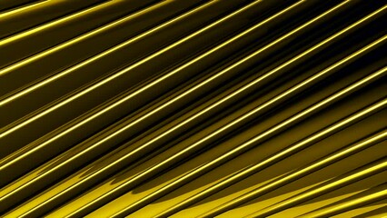 Poster - Moving 3d texture with lines and glitter. Motion. Diagonal 3d lines with metallic luster create background with texture. Background with lines and metallic texture