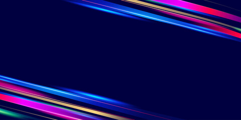 Wall Mural - abstract stylish technology lights background