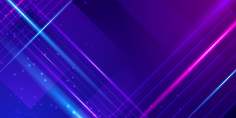Wall Mural - abstract stylish technology lights background