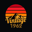 © IllustroHub - Birth Year Vintage Retro Typography T-Shirt Design