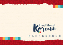 Vector Of Traditional Korean Background