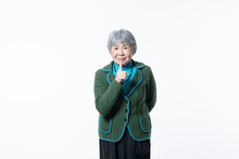 Portrait Of Elderly Woman