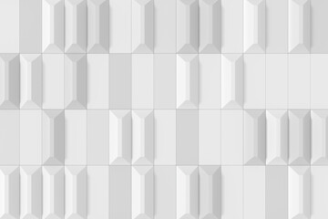 Wall Mural - abstract background of modern tile wall. 3d rendering.