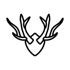 Poster - Icon Of Deer's Antlers