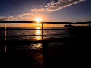 Wall Mural - Sunrise Pier