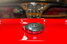 Restoration Of A Vintage Red Vehicle