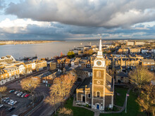 Drone Shot Of St George's Church, Gravesend