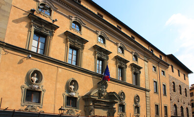 Beautiful historical old building in Florence