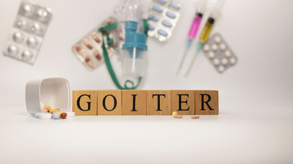 goiter was created from wooden cubes. Diseases and treatments