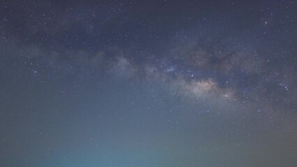 Wall Mural - milky way galaxy time lapse at kanchanaburi thailand, universe galaxy milky way time lapse, dark mil
