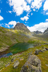 Vercenik plateau and Kapılı lakes , Kackar mountains national park glacial lakes