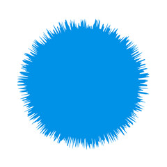 Poster - abstract radial, geometric vector design element. non figurative circular decoration element