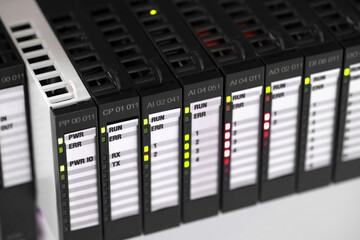 Poster - Internet communication equipment, internet communications concept background