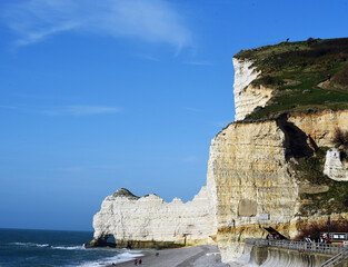 Wall Mural - White cliffs af Etretat. West coast of France
